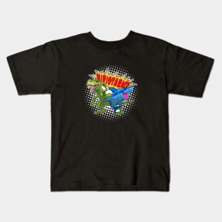 Black Idiot army options Kids T-Shirt